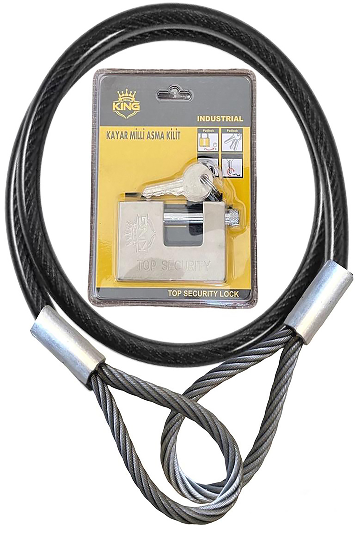motorsiklet 1,5 metre 14mm Kesilmez Çelik Halat Motosiklet Bağlama Halatı Motosiklet zincir kilit
