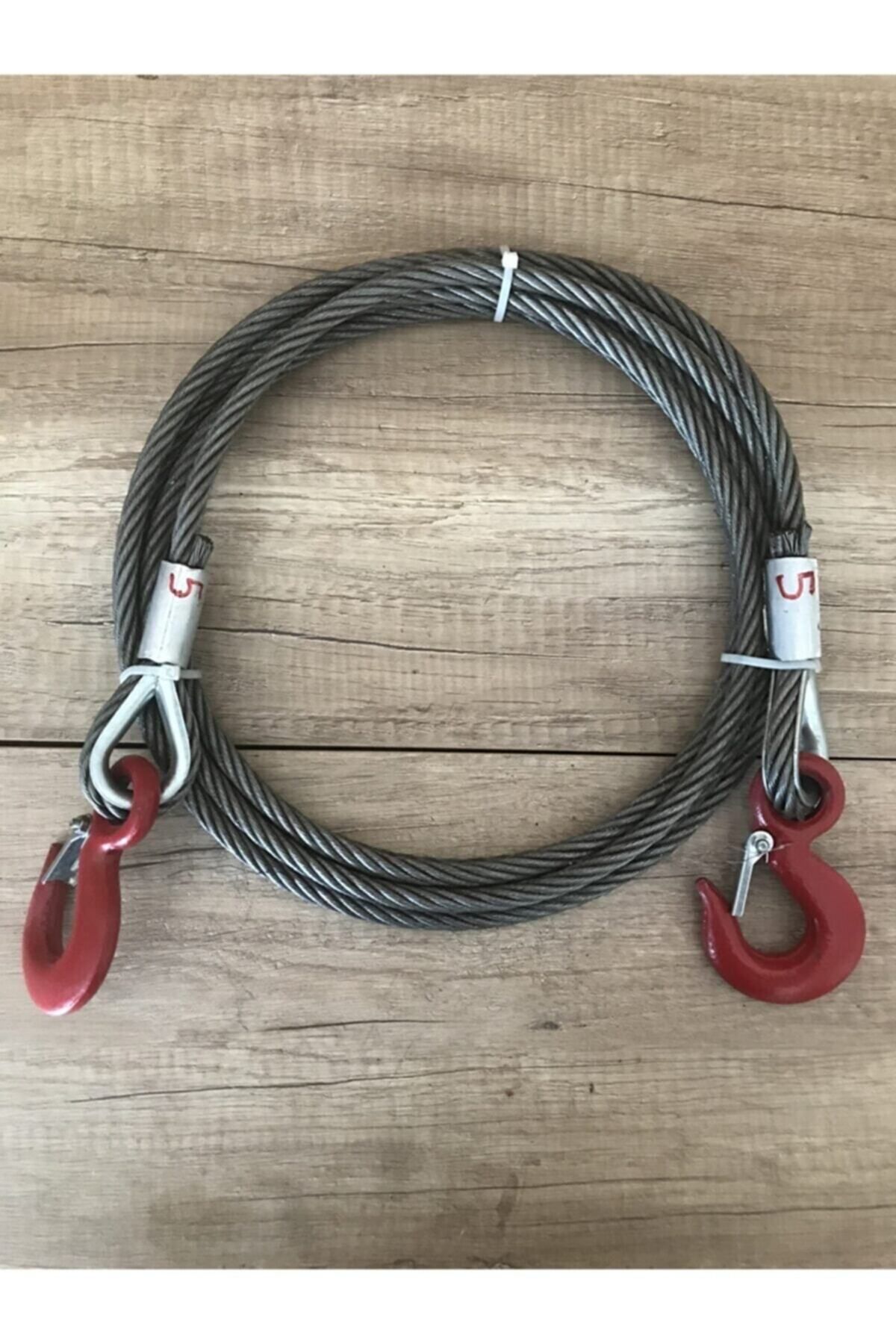 10 Mm Kalınlıkta 5 Metre 9 Tona Kadar Çekebilen Çelik Çekme Halat