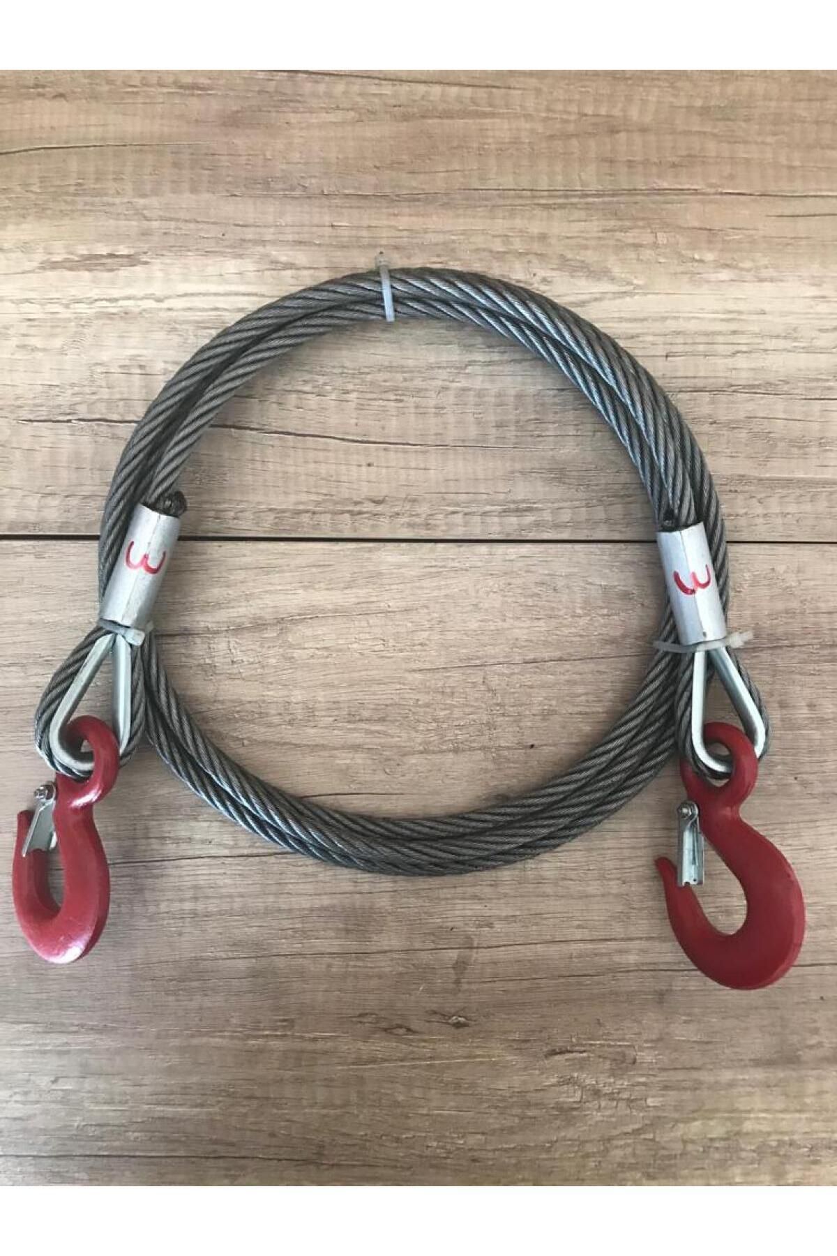 LİDERSAN ÇELİK 10 Mm Kalınlıkta 3 Metre 9 Tona Kadar Çekebilen Çelik Çekme Çeki Halatı