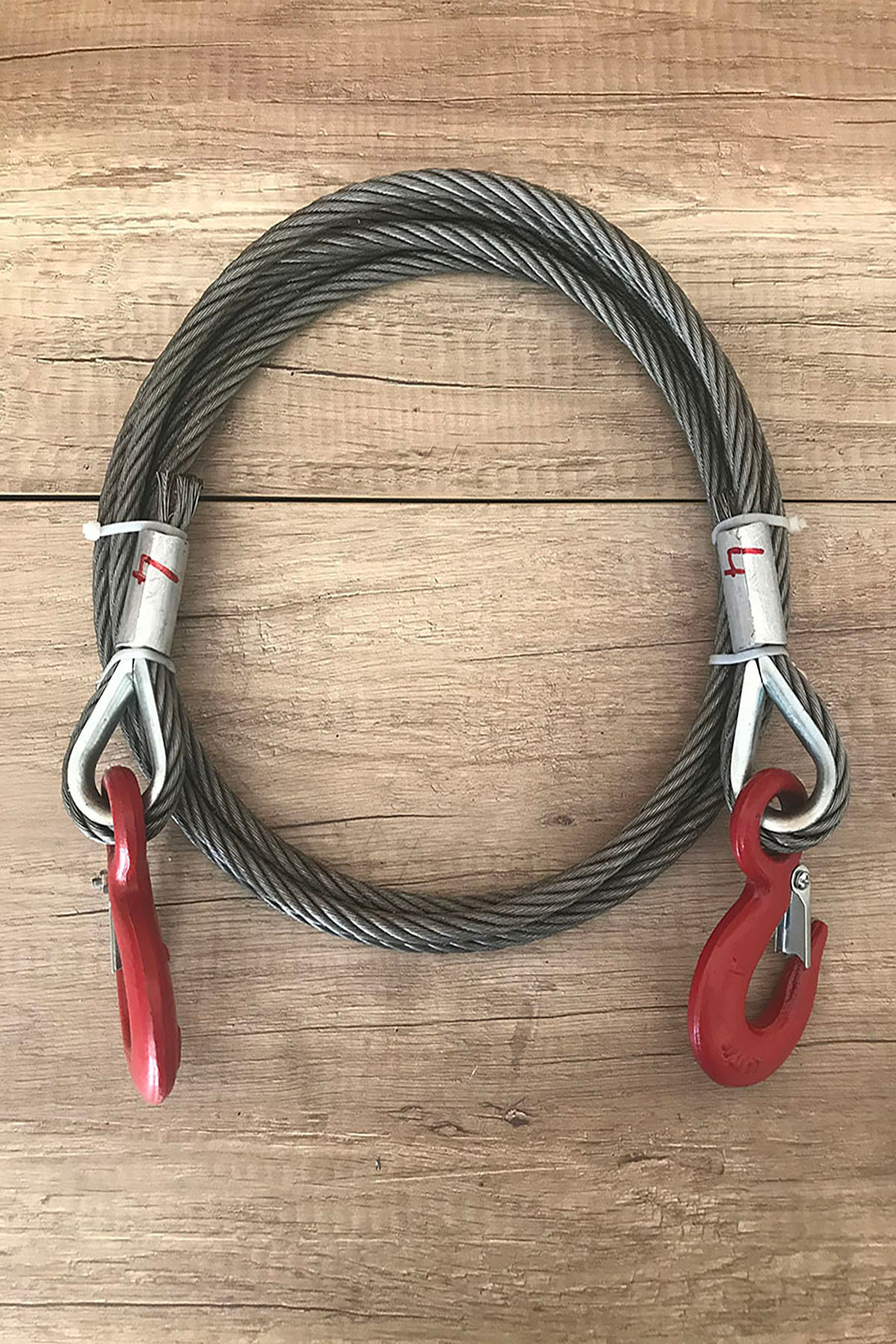 4 Metre 9 Tona Kadar Çekebilen Çelik Çekme Çeki Halatı