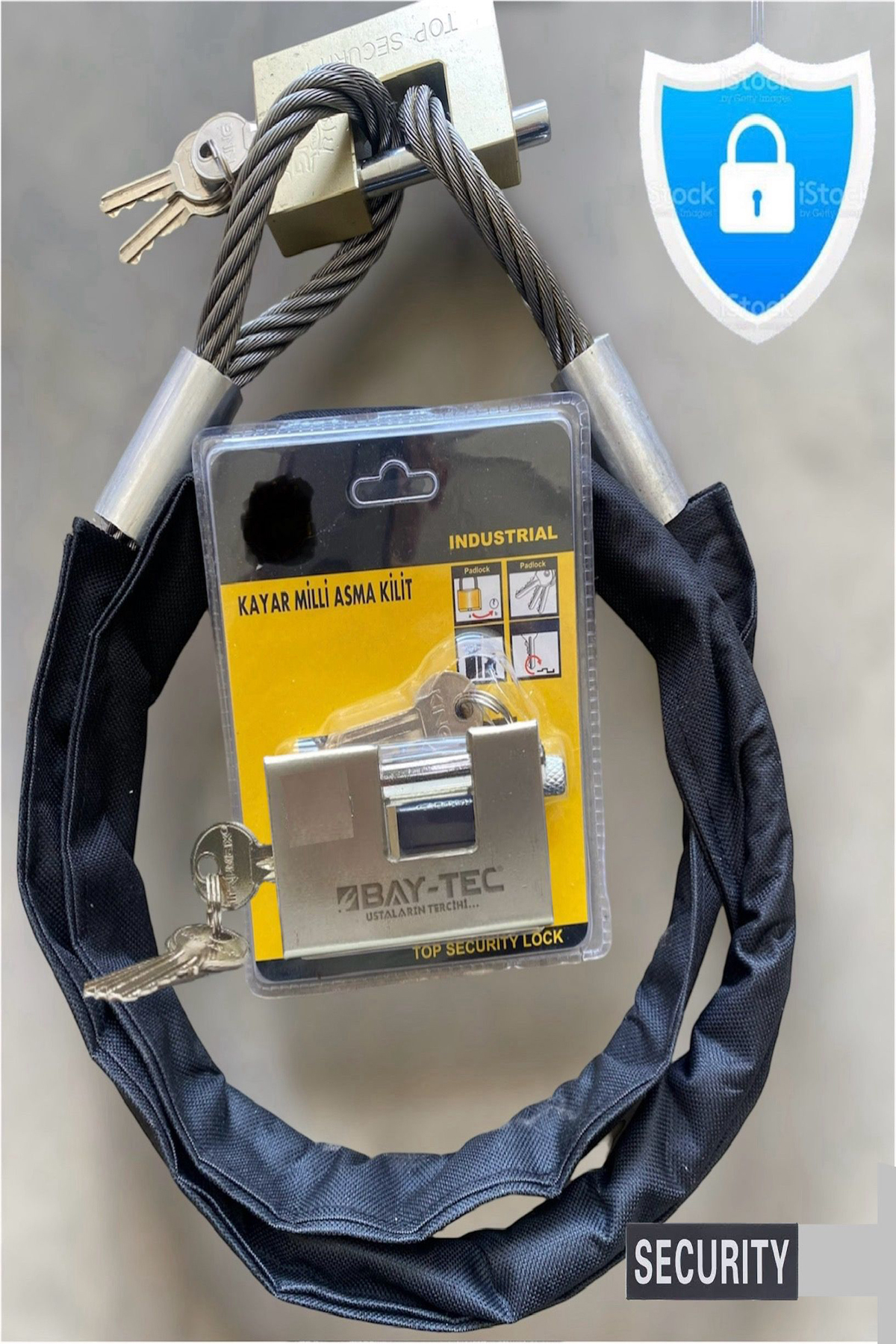motorsiklet 12 mm 1,5 metre Kesilmez Çelik Halat Motorsiklet Bağlama Halat Motosiklet Zincir kılıflı