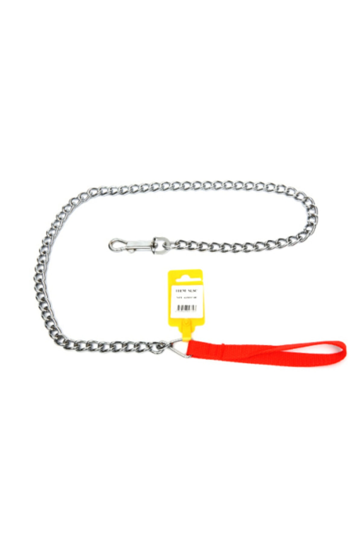 Şerit Tutmalı Köpek Gezdirme Zinciri 4mm*120 Cm