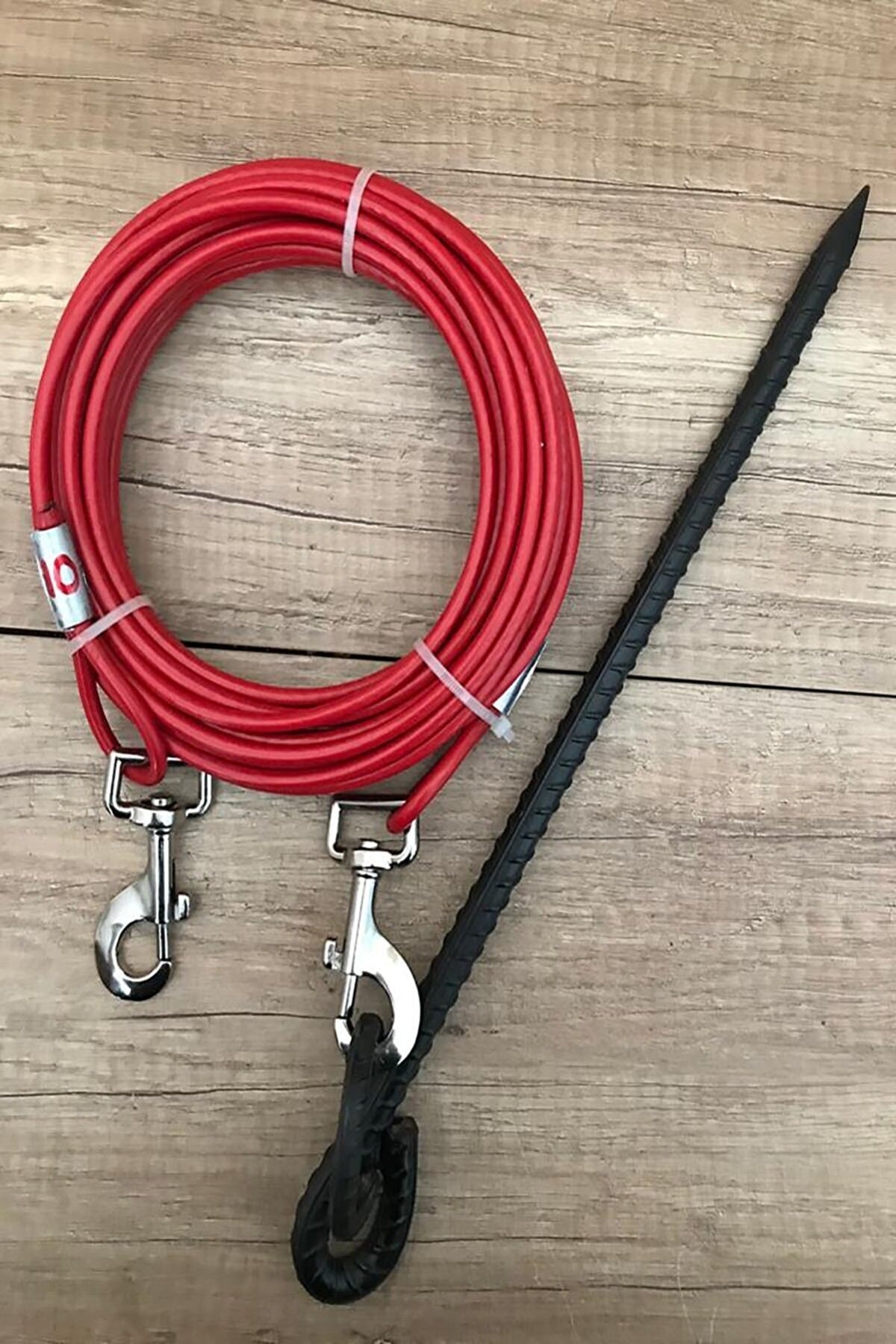 6 Mm 10 Metre Köpek Bahçe Bağlama Halatı + Hayvan Bağlama Kazığııııı