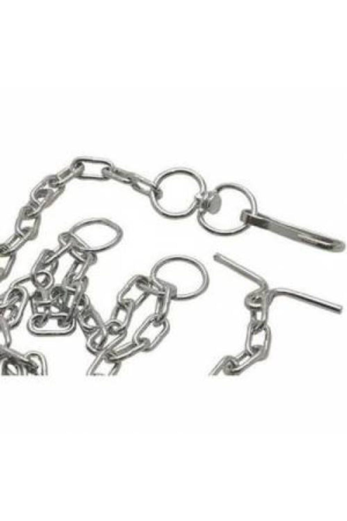 Zincir Tasma Köpek Bağlama Zinciri Köpek Zinciri 4mm Cılbır Zincir 5 Adet 200cm