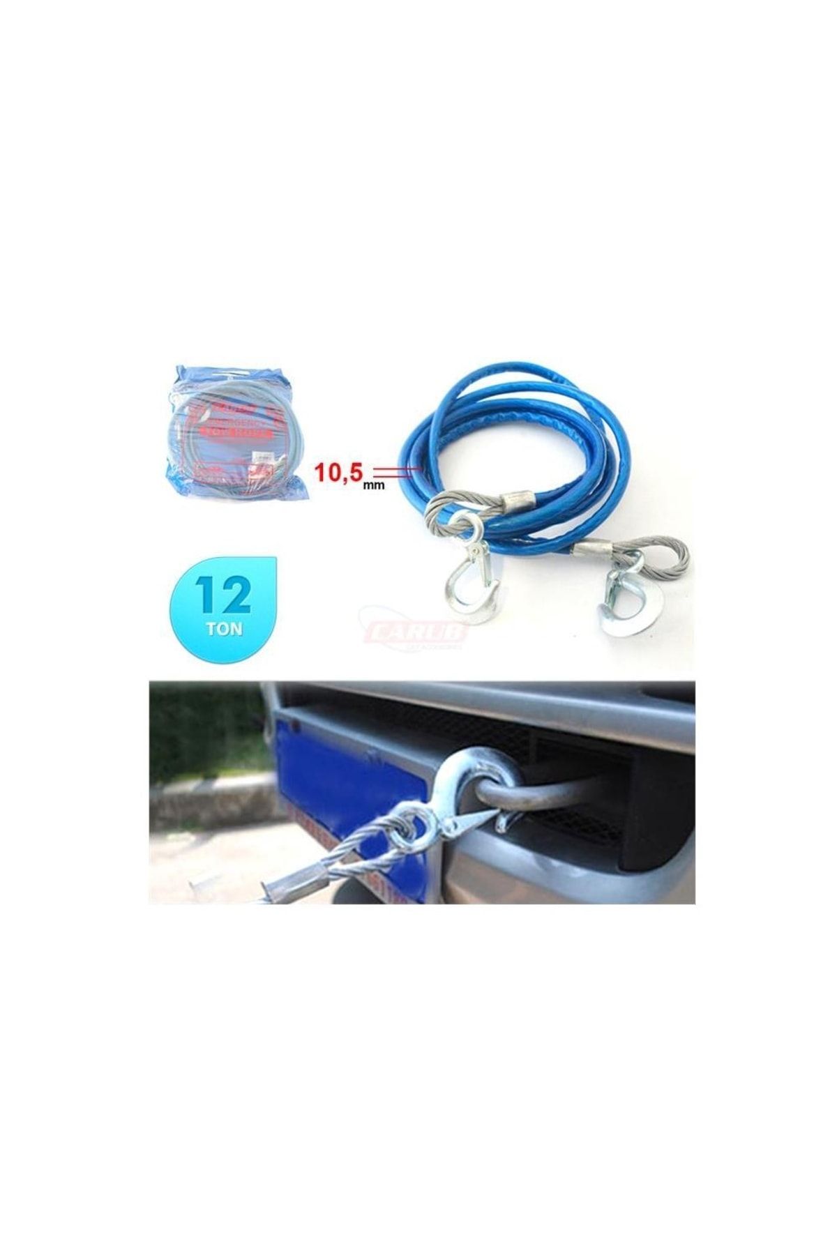 Carub Çekme Halatı 12 Ton Çelik Izoleli Br1720512