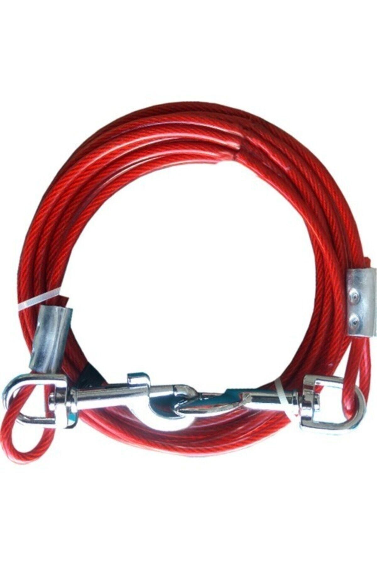 Köpek Bahçe Bağlama Çelik Halat 5 Mm / 4.5 Mt