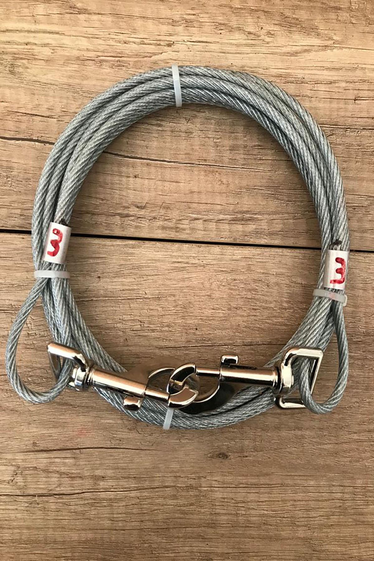 6 Mm 3 Metre Köpek Bahçe Bağlama Halatı