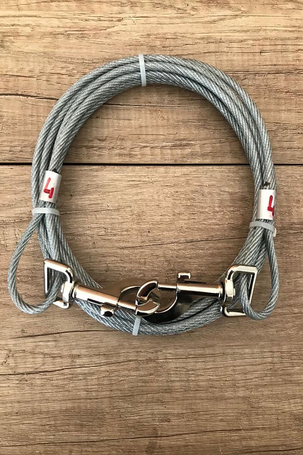 6 Mm 4 Metre Köpek Bahçe Bağlama Halatı