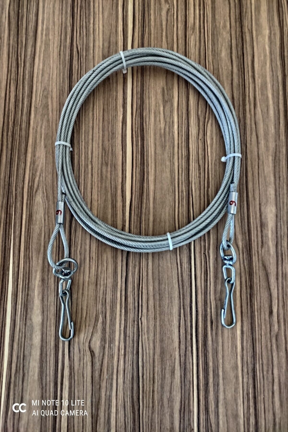 6 Mm 9 Metre Köpek Bahçe Bağlama Halatı Şefaf