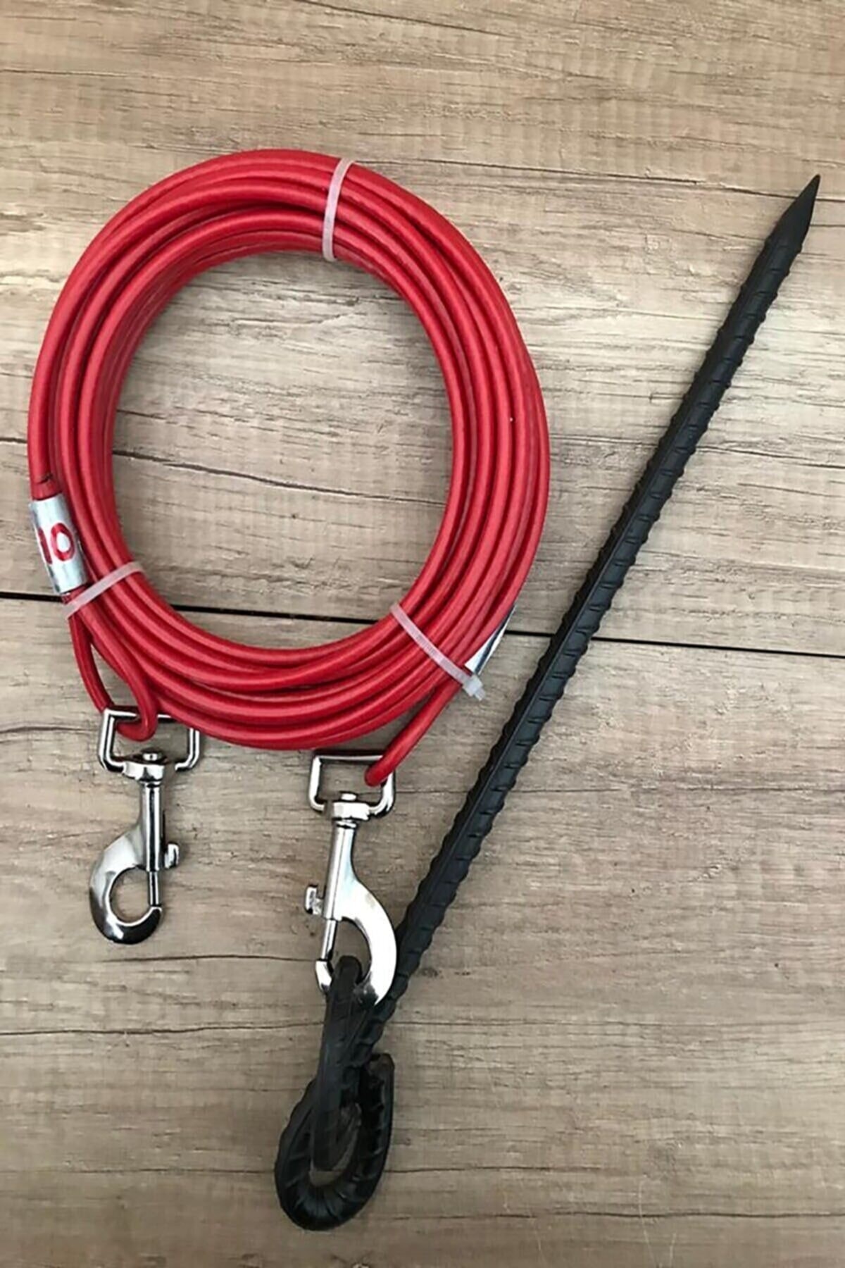 Mm 10 Metre Köpek Bahçe Bağlama Halatı Hayvan Kazığı