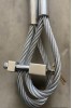motorsiklet 1,3 metre 12 mm Kesilmez Çelik Halat Motorsiklet Bağlama Halatı Motorsiklet kilidi