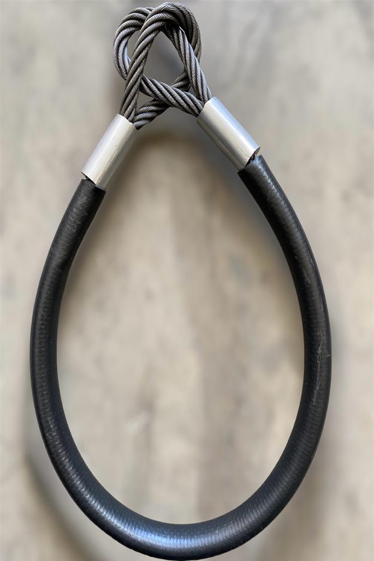 motorsiklet 1,1 Metre 14 mm kesilmez Çelik Halat 14 Mm Kalınlık Motorsiklet Çelik Halat